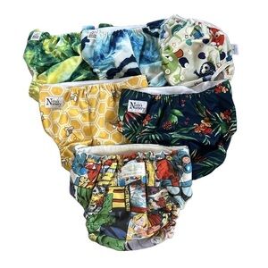 6 reusable cloth diapers infant baby/infant diapers boys unisex